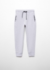 Mango Pantalón jogger algodón - Gris medio vigoré