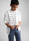 Mango Pantalón jogger algodón - Azul