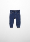 Mango Jeans cintura elástica - Azul oscuro