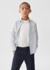 Mango Pantalón cargo algodón - Azul marino
