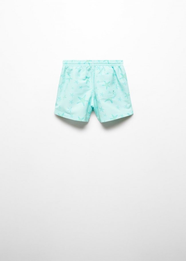 Mango Bañador estampado estrellas - Verde agua