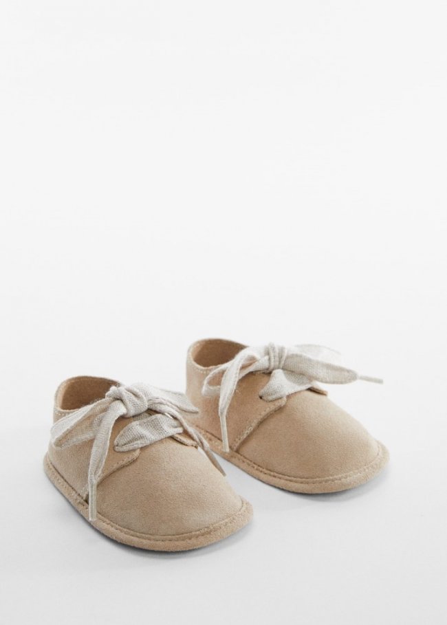 Mango Zapato piel cordones - Marrón medio