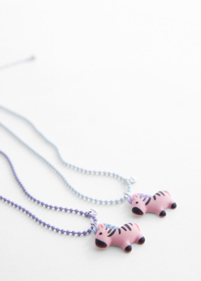 Mango Pack 2 collares - Morado claro/pastel