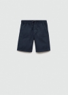 Mango Bermudas cintura elástica - Azul marino oscuro