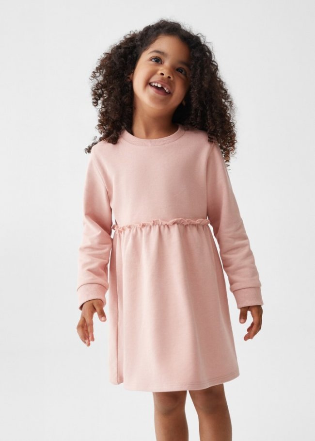 Mango Vestido 100% algodón - Rosa
