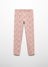 Mango Leggings estampado floral - Rosa