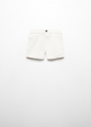 Mango Bermudas slim fit chino algodón - Blanco