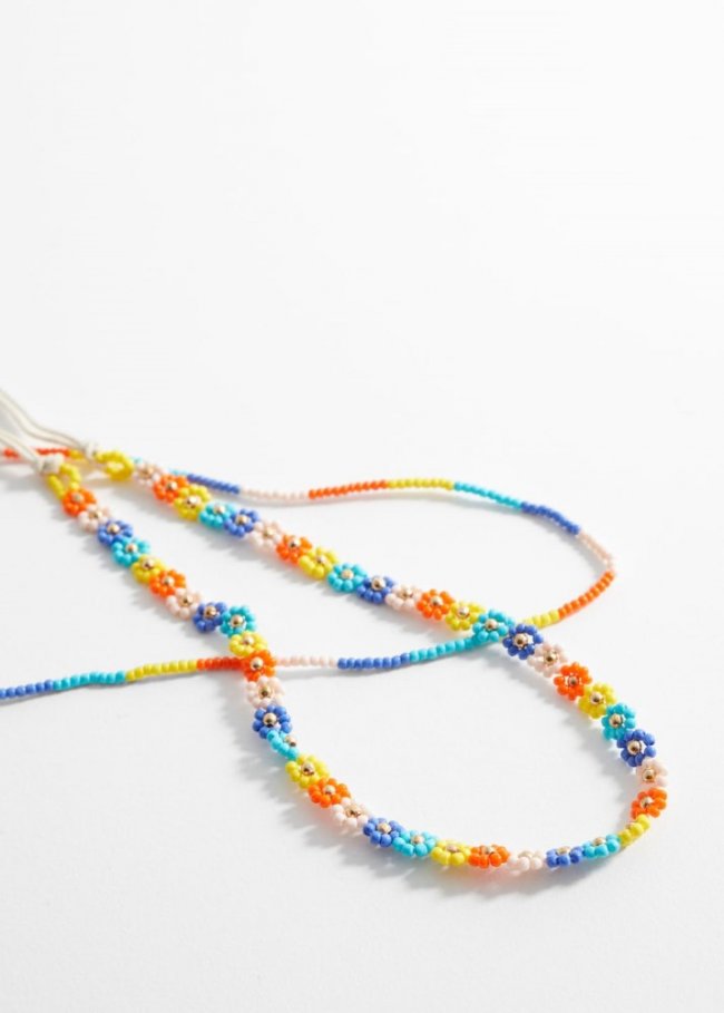 Mango Pack 2 collares combinados - Azul