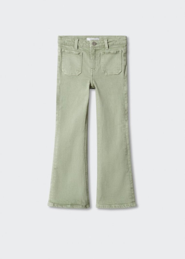 Mango Jeans terminación flare - Khaki