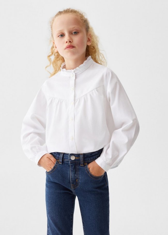 Mango Jeans flare aberturas - Azul oscuro