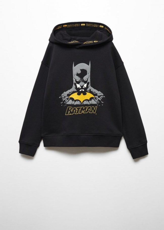 Mango Sudadera Batman - Negro