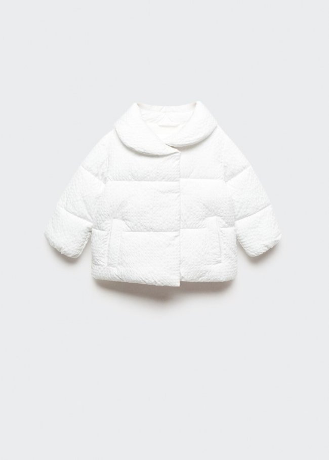Mango Anorak acolchado - Blanco