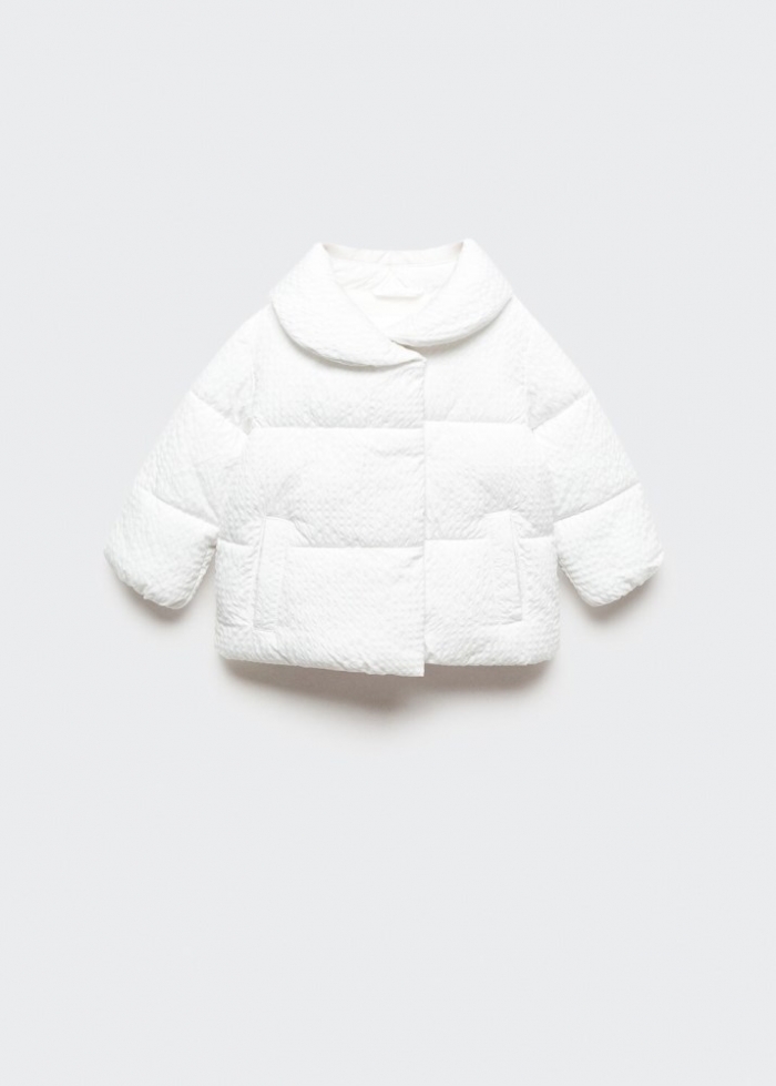 Mango Anorak acolchado - Blanco