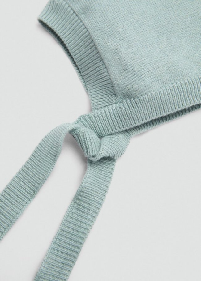 Mango Gorro algodón - Verde pastel