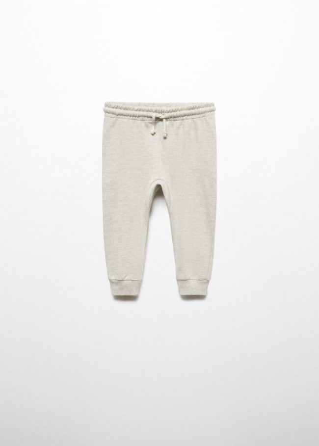 Mango Pantalón jogger estampado - Gris medio vigoré