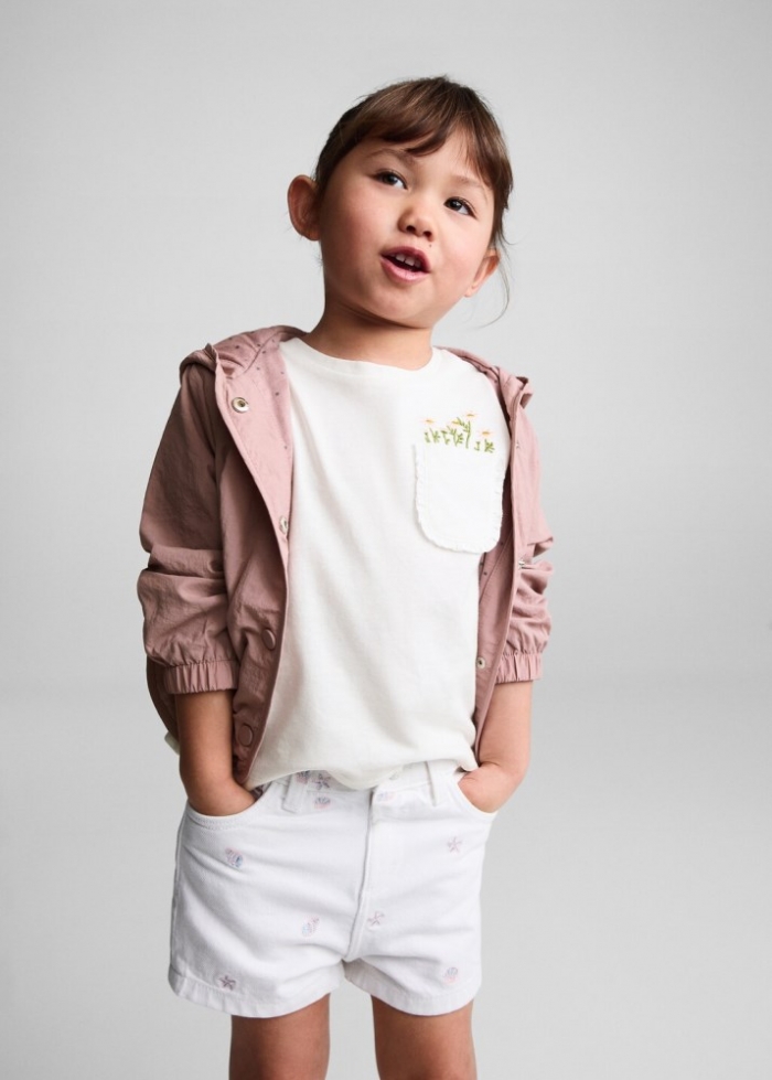 Mango Chaqueta bolsillos botones - Rosa