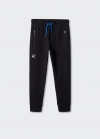 Mango Pantalón jogger algodón - Negro