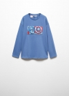 Mango Camiseta Capitán América - Azul