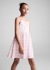 Mango Vestido estampado tie dye - Morado claro/pastel