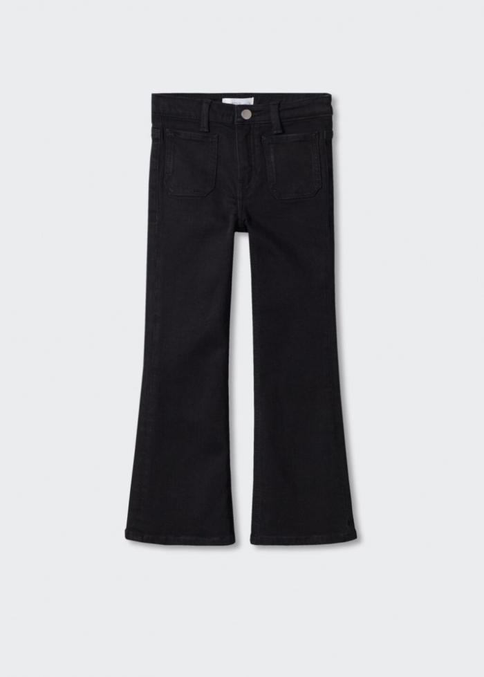 Mango Jeans terminación flare - Denim negro