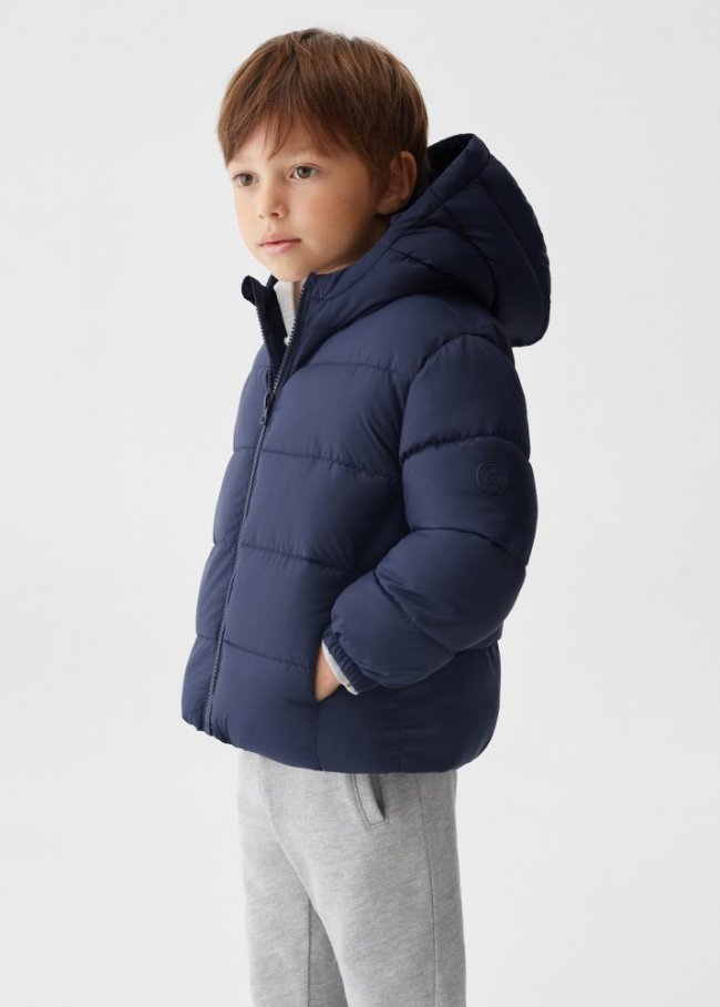 Mango Anorak acolchado - Azul marino