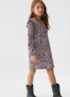Mango Vestido estampado floral - Negro