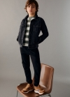 Mango Cazadora vaquera bolsillos - Denim negro
