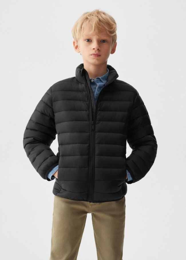 Mango Anorak acolchado - Negro