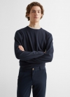 Mango Pantalón chino algodón - Azul marino