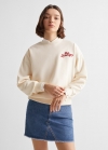 Mango Sudadera mensaje estampado - Blanco roto