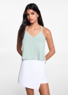 Mango Camiseta algodón tirantes - Azul celeste