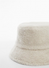 Mango Gorro bucket pelo - Caramelo