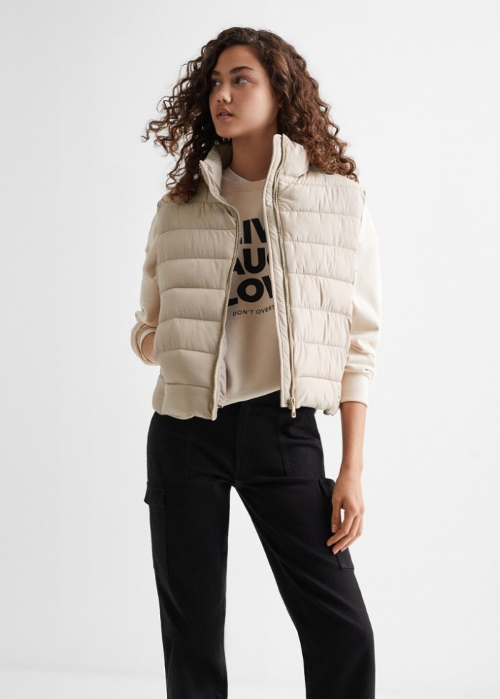 Mango Chaleco acolchado - Beige