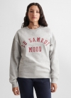 Mango Sudadera mensaje bordado - Gris
