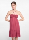 Mango Vestido corto volantes - Fresa