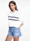 Mango Shorts vaqueros rotos - Azul medio