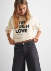 Mango Jeans culotte bolsillos - Gris antracita