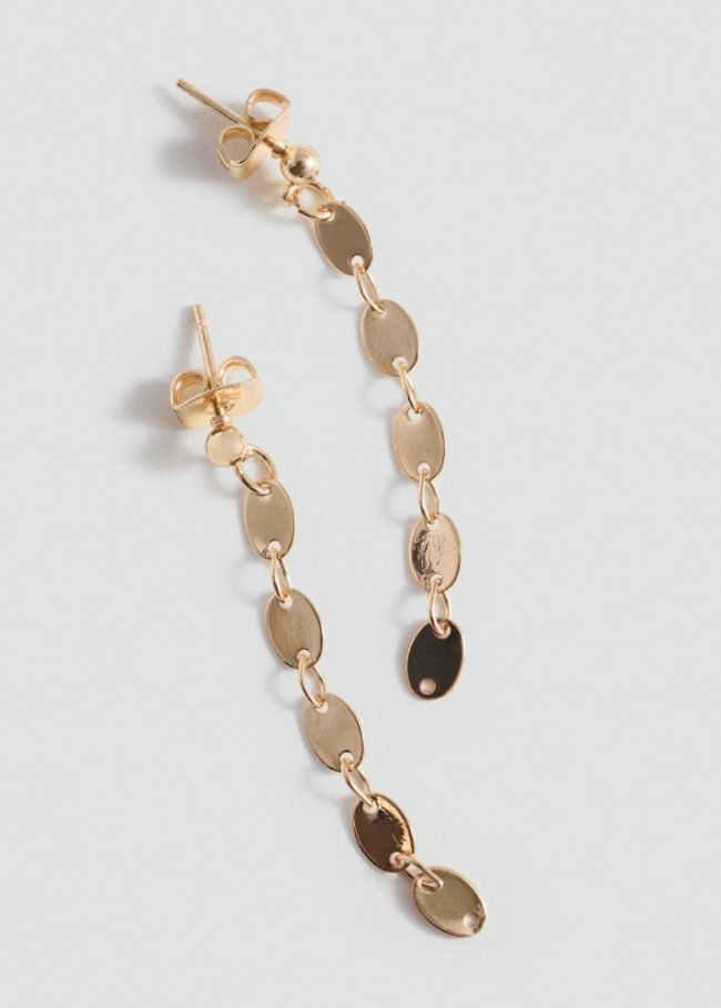 Mango Pendientes colgantes - Oro