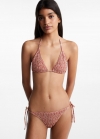 Mango Bikini estampado floral - Naranja tostado