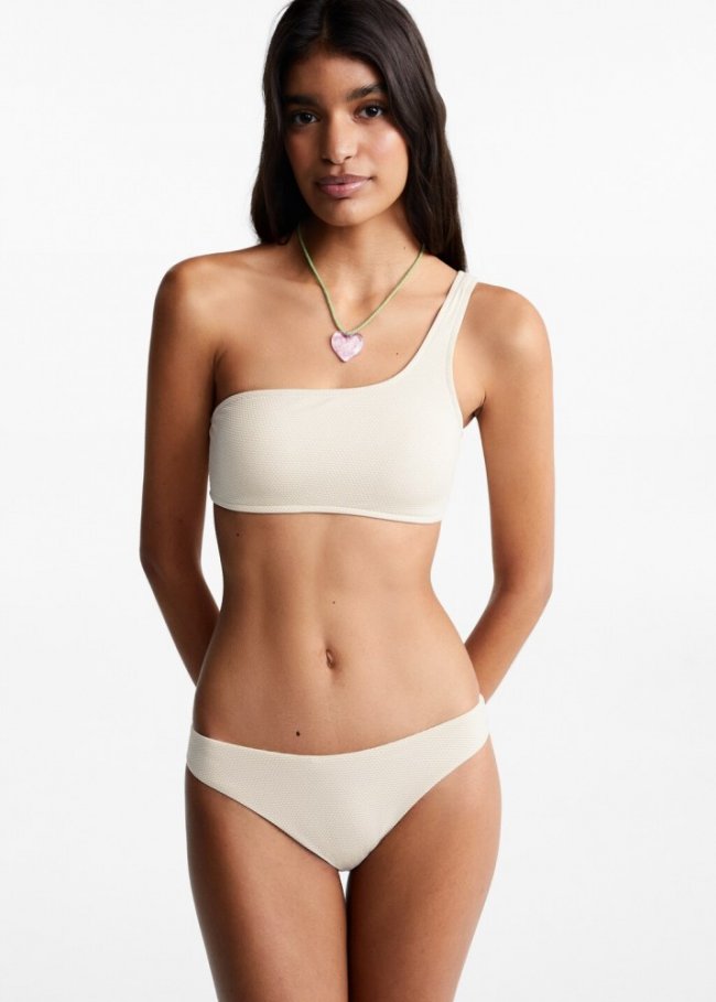Mango Bikini textura asimétrico - Crudo