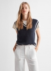 Mango Jeans culotte bolsillos - Blanco roto