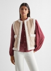 Mango Chaleco doble faz - Beige