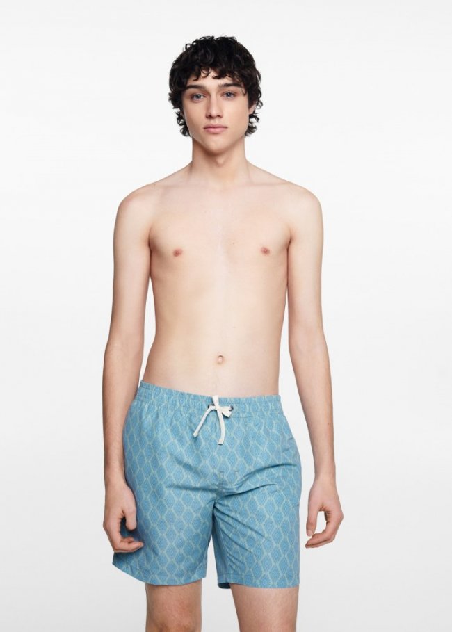 Mango Bañador estampado - Verde