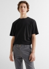 Mango Pantalón chino algodón - Azul