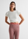 Mango Pantalón estampado - Rosa