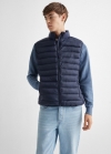 Mango Chaleco acolchado - Azul marino