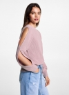 Mango Jersey punto aberturas - Rosa palo