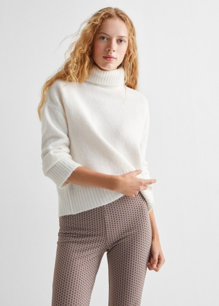 Mango Leggings estampados - Marrón