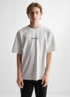 Mango Camiseta logo Discovery - Gris claro vigoré
