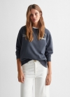 Mango Jeans culotte tiro alto - Blanco roto